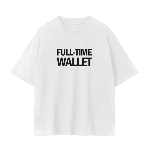Dad Economy T-Shirt for Dad - White