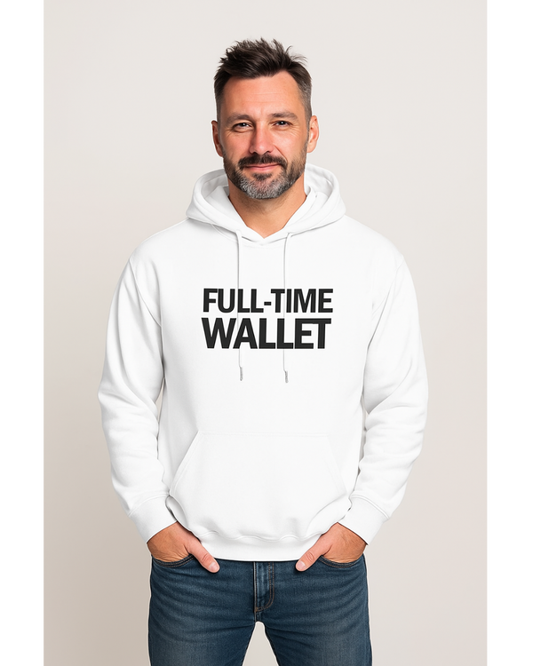 Dad Economy Hoodie for Dad - White