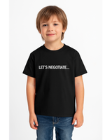 Bedtime Debate T-Shirt for Kids - Black