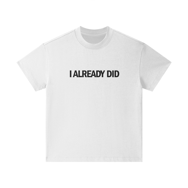 Mom Said No T-Shirt for Kids - White