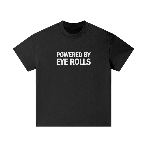 Joke vs Eye Roll T-Shirt for Kids - Black