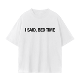 Bedtime Debate T-Shirt for Dad - White