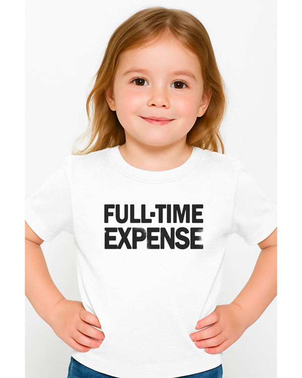 Dad Economy T-Shirt for Kids - White