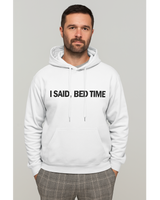 Bedtime Debate Hoodie for Dad - White