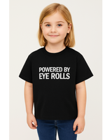 Joke vs Eye Roll T-Shirt for Kids - Black