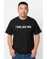 Bedtime Debate T-Shirt for Dad - Black
