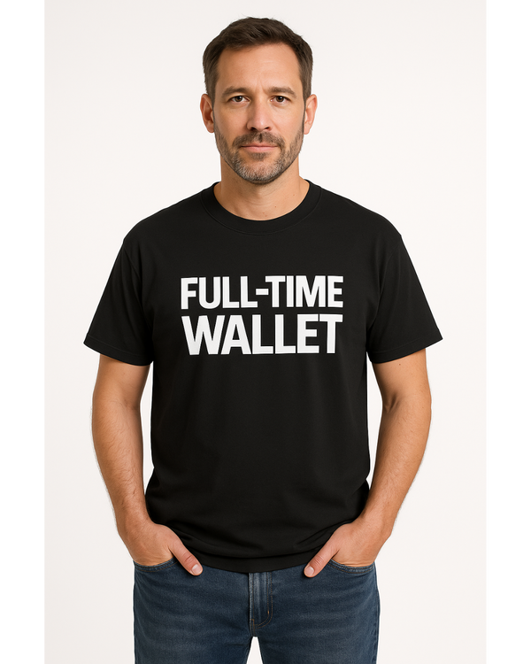 Dad Economy T-Shirt for Dad - Black