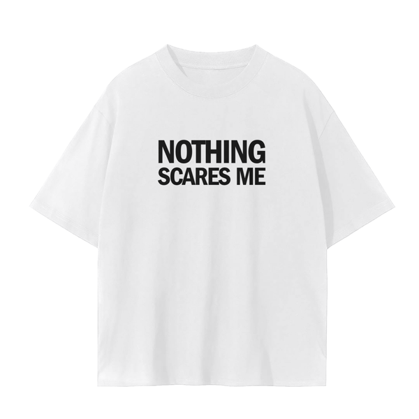 Real Fear T-Shirt for Dad - White
