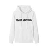 Bedtime Debate Hoodie for Dad - White